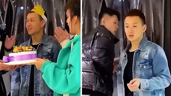 Thanh niên ngơ ngác vì bị bạn troll ngày sinh nhật