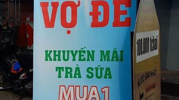 Ảnh vui 24-11: Vợ đẻ nên khuyến mãi trà sữa nha bà con!
