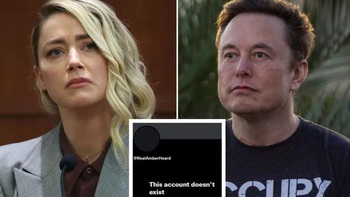 Elon Musk vừa mua Twitter, tài khoản Amber Heard đã 'bay màu'