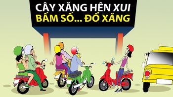 Cây xăng hên xui