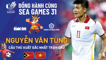 Nguyễn Văn Tùng xuất sắc nhất trận U23 Việt Nam thắng U23 Timor Leste