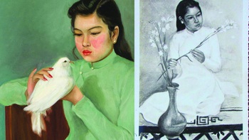 Đi tìm tác giả bức tranh "Cô gái bên chim bồ câu"
