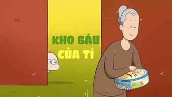 Thằng Tí phát hiện một 'kho báu ẩm thực'