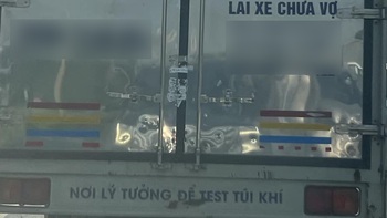 Ảnh vui 28-9: Lái xe chưa vợ ghi chú 'nơi lý tưởng để test túi khí'
