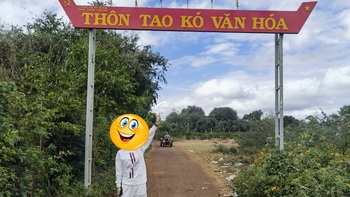 Ảnh vui 11-1: Thôn 'Tao Kó văn hóa' xin chào quý khách!