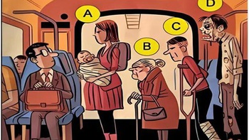 Bạn sẽ nhường ghế cho ai trong tình huống khó xử này?