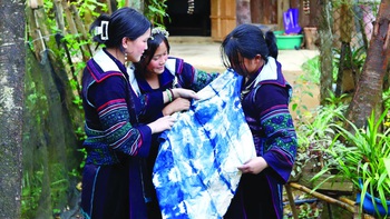 Nhuộm chàm ở thung lũng Khói xanh và 3 cô gái Sín Chải