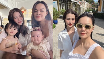 Ảnh vui sao Việt 2-2: Con gái Đông Nhi và Phạm Quỳnh Anh lí lắc