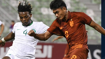 Ghi bàn phút 90+5, U23 Thái Lan cầm hòa Saudi Arabia