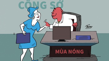 Công sở mùa nắng nóng