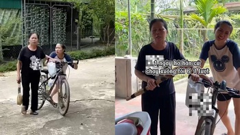 Mẹ cầm chổi đuổi con gái về nhà trai vì ngày xuống 6, 7 lượt