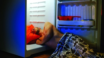 Giấc ngủ bốc hơi khi trời nóng
