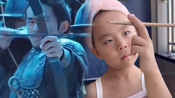 Bé gái bắt mũi tên trong tivi 'bách phát bách trúng'