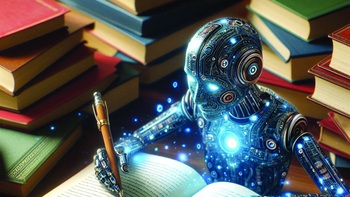 AI và ngành sách: Vừa hồng vừa đen