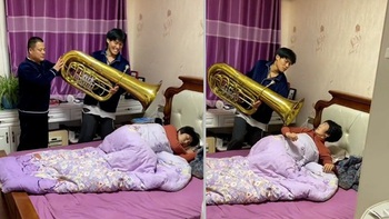 Con trai bị mẹ phạt vì bố troll