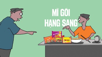 Ăn mì gói hạng thương gia, lo gì thiếu chất