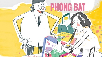 Nộp lại quà kiểu phông bạt