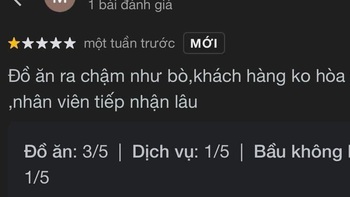 Ảnh vui 9-10: Đánh giá 1 sao của khách hàng khiến chủ quán áp lực