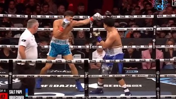 Võ sĩ 6 múi bị knock out vì khinh thường võ sĩ béo