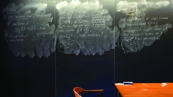 "Ma thuật" của bảng đen, phấn trắng