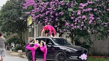Ảnh vui 19-5: Chị em quyết 'không thua' trên đường đua yoga