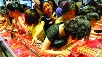 Khi dân Trung Quốc đổ xô mua vàng