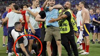 Nhân viên an ninh ‘đốn chân’ làm chấn thương Morata sau bán kết Euro 2024