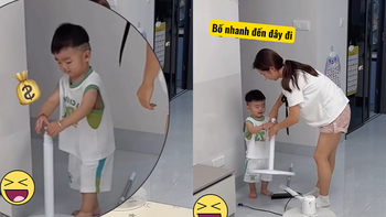 Con trai làm đổ quạt, vô tình giúp mẹ tìm ra quỹ đen của bố