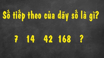 Tìm số tiếp theo của dãy số trong 20 giây