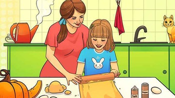 Tìm lỗi sai trong bức tranh nhà bếp trong 6 giây