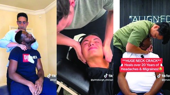 Video nắn xương, bẻ cổ trên TikTok: Chớ nghe "thấy đã" mà vội làm theo