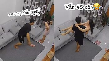 Pha ứng biến '10 điểm không có nhưng' của chồng khi thấy vợ tăng cân