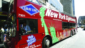 Cuộc chiến xe buýt du ngoạn ở New York