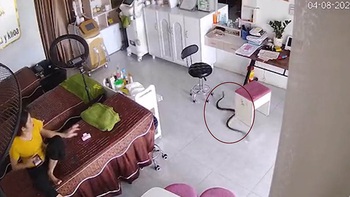 Hai nữ nhân viên spa hoảng hồn khi 'bé Na' ghé vào làm đẹp