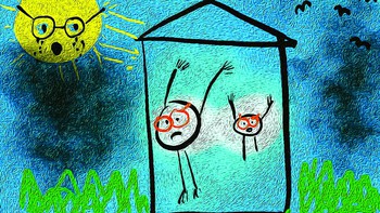 Giảm áp lực học hành để khỏe đôi mắt trẻ thơ