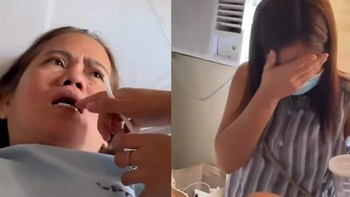 Đang đau vết mổ còn bị con gái chọc cười