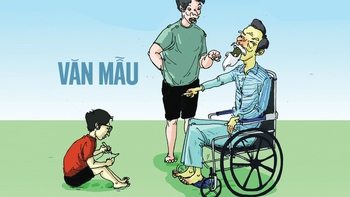 Văn mẫu: Bố em bắt buộc phải có tóc