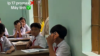 Nam sinh ngầu nhất lớp khi có 'iPhone 17'
