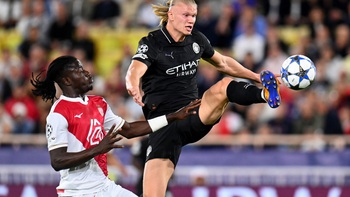 Haaland nổi giận vì cú đúp bị ‘lãng phí’ trước Monaco ở Champions League