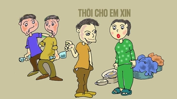 Chồng mừng ngày phụ nữ, vợ 'thôi cho em xin!"