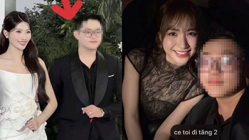 Thanh niên trà trộn vào đám cưới á hậu Quỳnh Châu vì thích phông bạt?