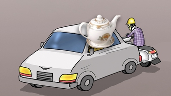 Nhiều tài xế thèm 'uống nước trà' vậy sao?