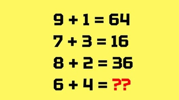 Chỉ thiên tài mới tìm ra được quy luật của câu đố này trong 10 giây