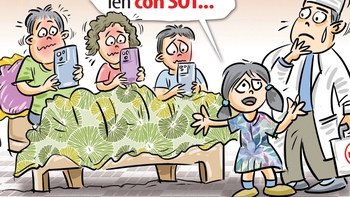 Cả nhà con bị sốt bác sĩ ơi