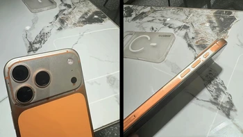iPhone 17 Pro Max màu cam 'bay màu' sau khi dùng khăn ướt lau?