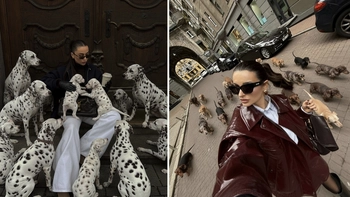 Mấy 'em xinh' đua nhau tạo dáng với thú cưng AI