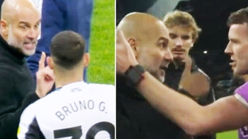 Pep Guardiola cãi nhau khắp sân sau thất bại của Man City