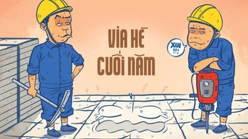 Cuối năm, anh em chúng tôi lại đi đào vỉa hè