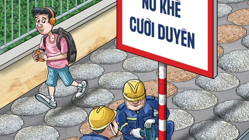 Vỉa hè bánh đa... giòn rụm