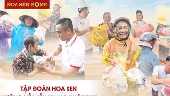 Tập đoàn Hoa Sen khẩn trương cứu trợ giữa cao điểm mưa lũ